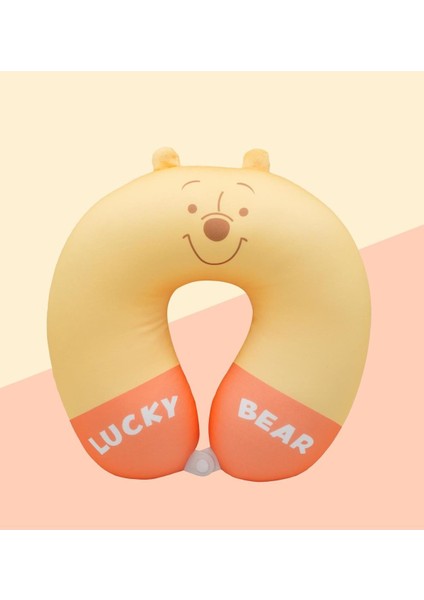 Winnie The Pooh Lucky Bear Lisanslı Boyun Yastığı,seyahat Yastığı