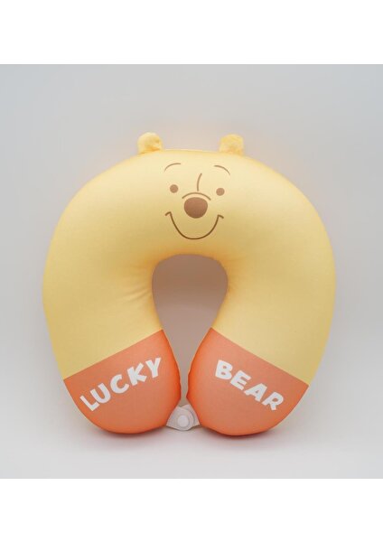 Winnie The Pooh Lucky Bear Lisanslı Boyun Yastığı,seyahat Yastığı