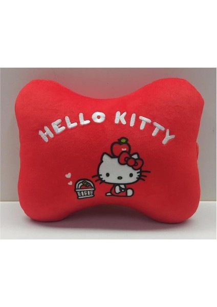 Hello Kitty Lisanslı Elma Koleksiyonu Boyun ve Bel Yastığı