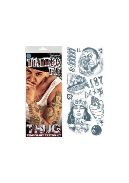 Temporary Tattoo - Thug
