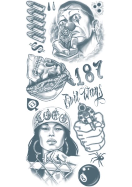 Temporary Tattoo - Thug
