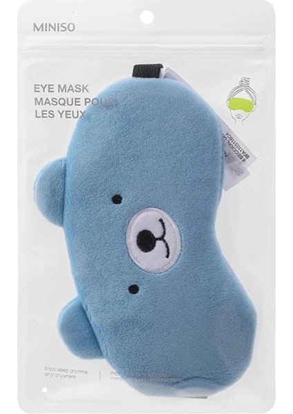 Hayvan Figürlü Kadife Uyku Maskesi modelleri