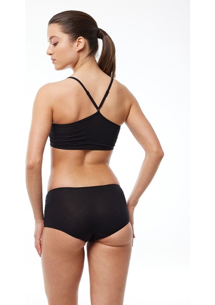 1053 4'lü Paket Kadın Modal Geniş Kenarlı Iz Yapmayan Slip & Külot fırsatları