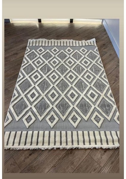 Amentes 09990D Gri Bohem Iskandinav Tarz Halı fiyatları