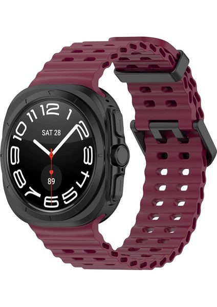 Samsung Galaxy Watch Ultra 47 mm Uyumlu Silikon Spor Kordon Özel Pim Soft Jel Silikon Kayış fiyatları