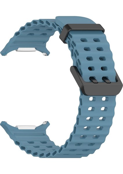 Samsung Galaxy Watch Ultra 47 mm Uyumlu Silikon Spor Kordon Özel Pim Soft Jel Silikon Kayış