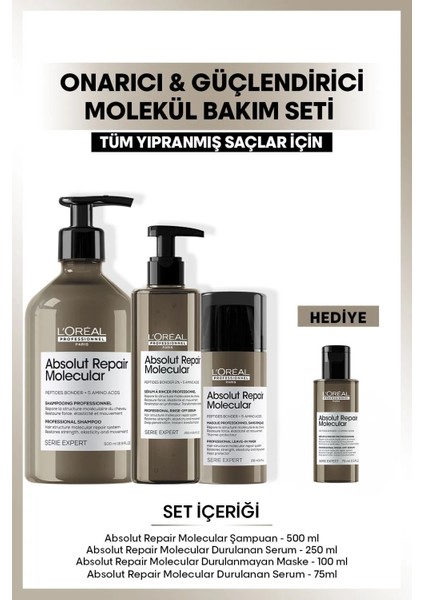 Serie Expert Absolut Repair Molecular Onarıcı ve Güçlendirici Bakım Seti