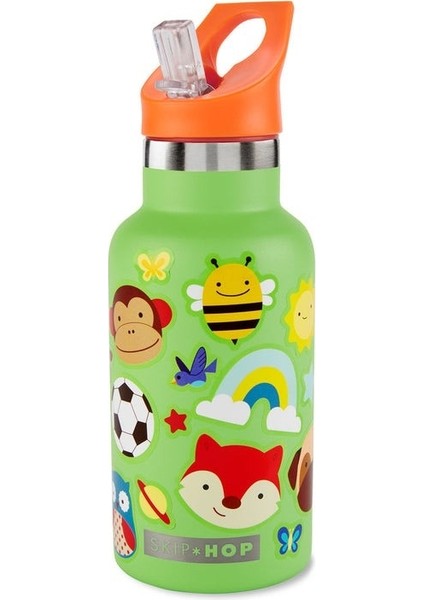 Spark Style Stickerlı Paslanmaz Çelik Suluk