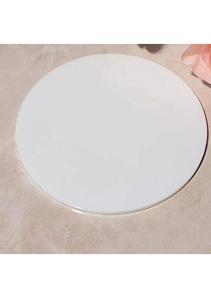 Çap 10 cm R:10 cm 3 Adet Beyaz Opak Daire Pleksi Levha 2.8 mm Kalınlık