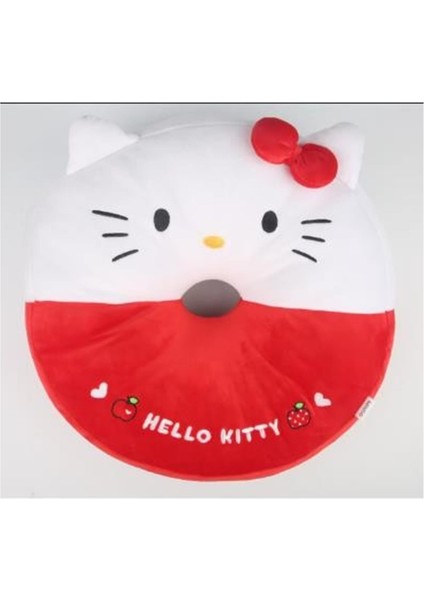 Hello Kitty Lisanslı Elma Koleksiyonu Delikli Peluş Yastık