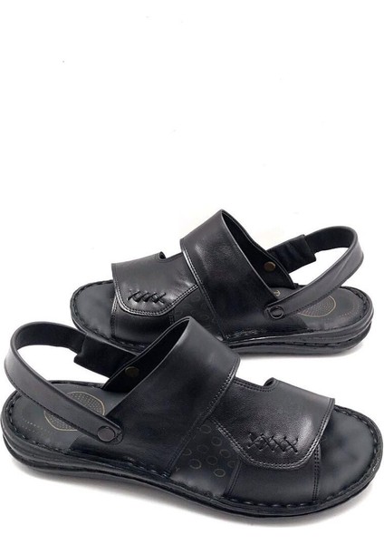Deri Tam Ortopedik Masajlı Erkek Sandalet modelleri