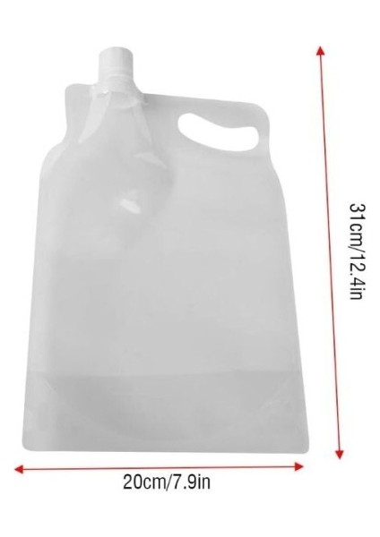 Plastik Kapaklı Su Torbası 2 Litre