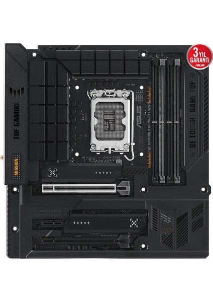 Tuf Gaming B760M-BTF Wıfı D5 Intel B760 Soket 1700 Ddr5 7200(OC)MHZ Matx Gaming (Oyuncu) Anakart