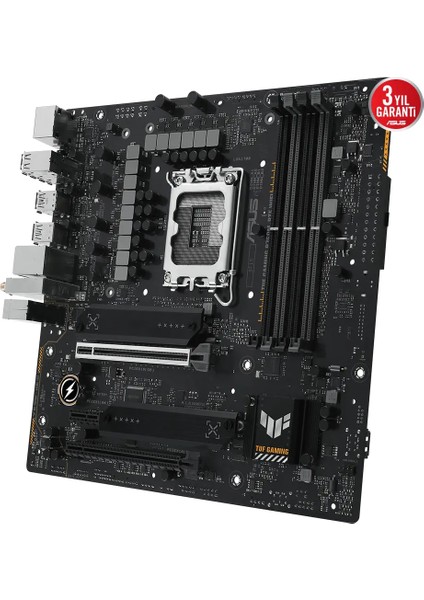 Tuf Gaming B760M-BTF Wıfı D5 Intel B760 Soket 1700 Ddr5 7200(OC)MHZ Matx Gaming (Oyuncu) Anakart