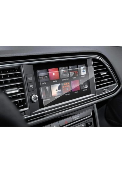 8 Inç Multimedya Ekran Koruyucu Film Seat Leon Araç Uyumlu Çizilmelere Karşı Koruma fiyatları