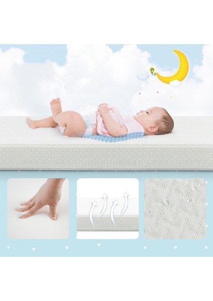 10 cm Ortopedik Cotton Pamuklu Bebek Yatağı Oyun Parkı Yatağı Beşik Çocuk Yatağı 10 cm
