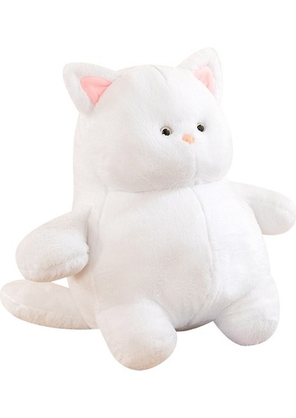 Sevimli Beyaz Kedi Peluş Oyuncak, Sevimli Evcil Hayvan Bebeği, Arkadaşlar Için (Yurt Dışından)