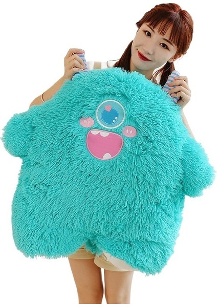 Küçük Canavar Bebek Peluş Oyuncak Karikatür Büyük Gözlü Canavar Peluş Bebek Bebek Yastık (Yurt Dışından)