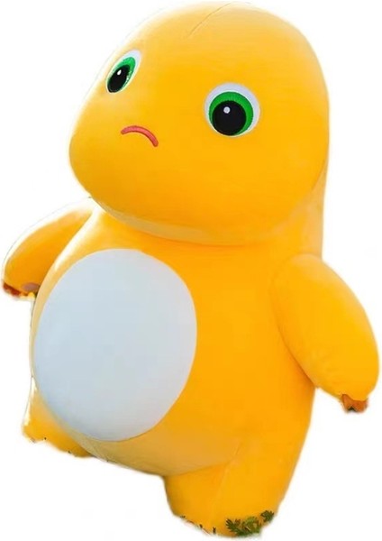 Karikatür Süt Ejderha Xiaoqi Peluş Oyuncak Bebek Dinozor Bebek Vinç Makinesi Bebek Çocuk Günü si Süsleme (Yurt Dışından)