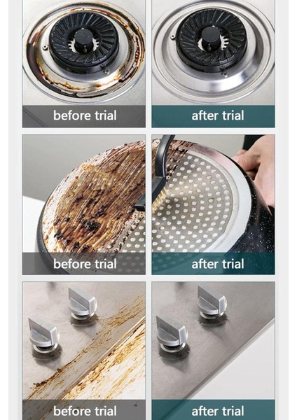 3 Adet Ocak Fırın Mangal Izgara Airfryer Temizliği Kir Pas Sökme Fırçası Yağ Temizleme Fırçası 3'lü