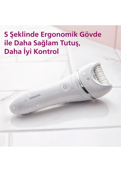 PHILIPS 8000 SERISI BRE700/05 ISLAK KURU EPILASYON ALETI