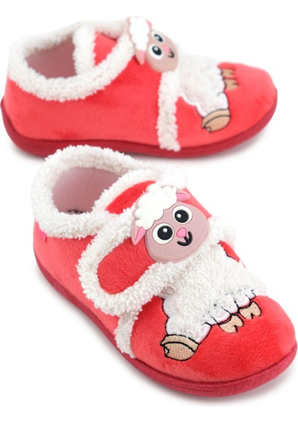 Kışlık Cırtlı Ayarlanabilir Rahat Iç Taban Kız Çocuk Panduf Ayakkabı