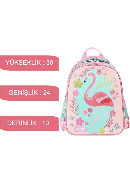 Tek Bölmeli Flamingo Anaokulu Sırt Çantası MU-9085