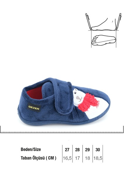 Kışlık Cırtlı Ayarlanabilir Rahat Taban Erkek Çocuk Panduf Ayakkabı fiyatları