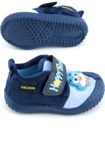 Kışlık Cırtlı Ayarlanabilir Rahat Taban Happy Birds Bebe Erkek Panduf Ayakkabı indirimleri