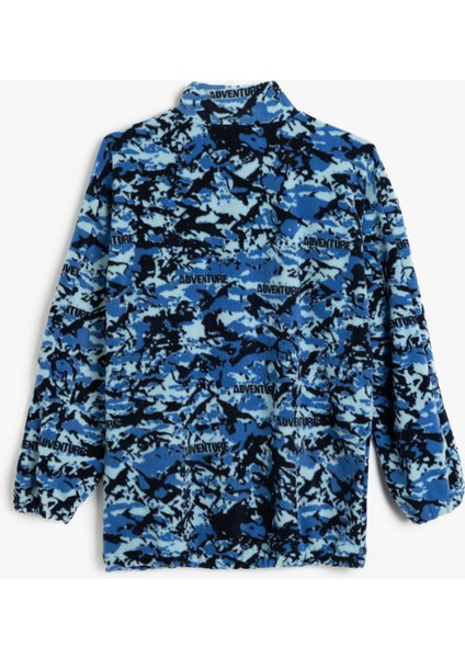 Oversize Sweatshirt Dik Yaka Yarım Fermuar Kanguru Cepli Şardonlu fiyatları