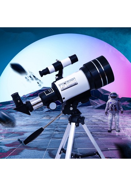 150X Profesyonel Astronomik Uzay-Doğa Gözlem Teleskobu Eğitici-Öğretici Yüksek Çözünürlüklü Teleskop