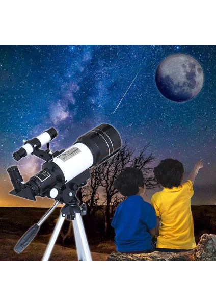 150X Profesyonel Astronomik Uzay-Doğa Gözlem Teleskobu Eğitici-Öğretici Yüksek Çözünürlüklü Teleskop fırsatları