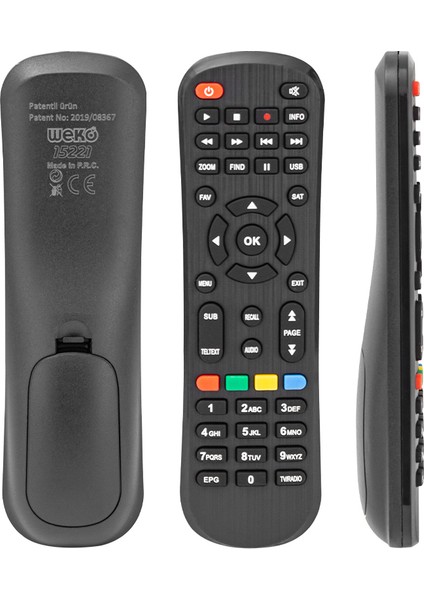 Weko Kr Magbox Sıgma*orbit*botech 500 Hd Yeni Uydu Kumandası (15221=34068)