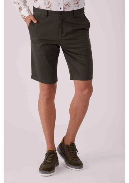 Haki Erkek Regular Fit Short