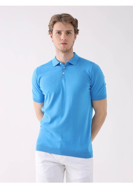 İndigo Erkek Regular Fit Polo Yaka Triko