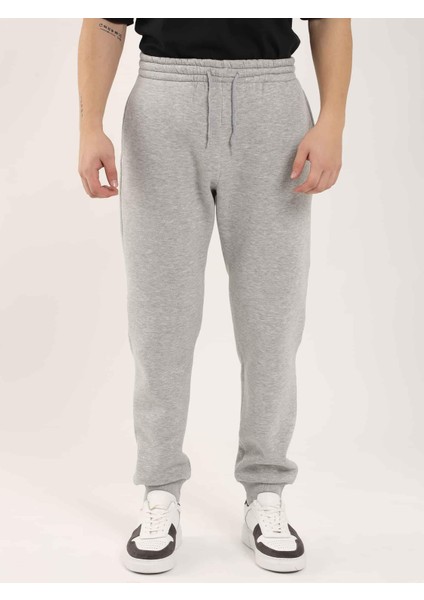 Gri Melanj Erkek Regular Fit Eşofman Altı