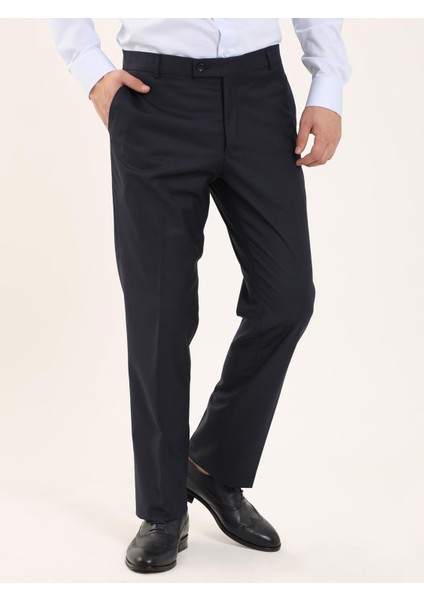 Lacivert Erkek Regular Fit Pantolon