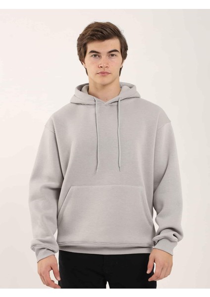 Taş Erkek Regular Fit Kapüşonlu Sweatshirt