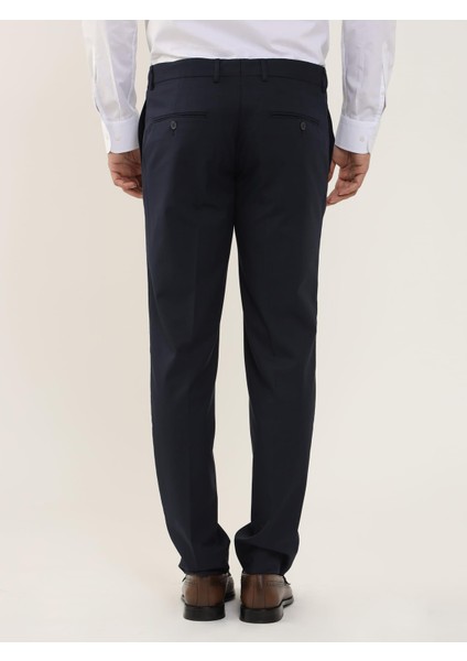 Lacivert Erkek Regular Fit Düz Pantolon - 103972