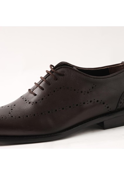 Kahverengi Erkek Deri Klasik Ayakkabı - 103014 fiyatları