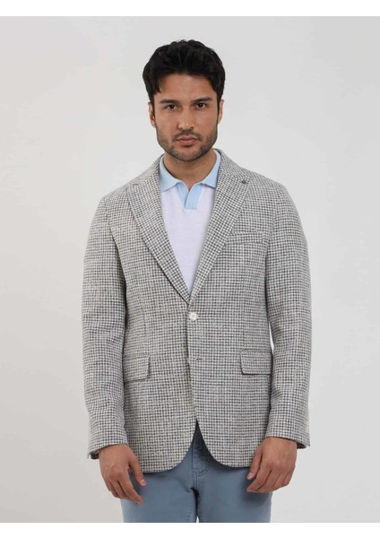 Saks Erkek Slim Fit Pitikare Desenli Sivri Yaka Casual Ceket fiyatları