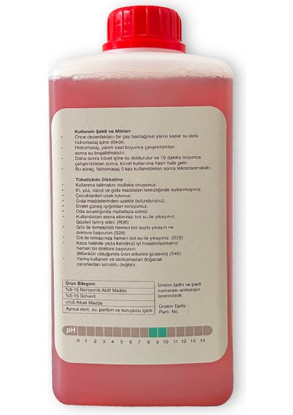 Jakuzi Hidromasaj Temizleme Dezenfektanı 1lt modelleri