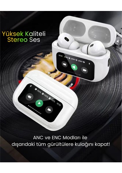 Dokunmatik Ekranlı Air Pro 2+ Anc Bluetooth Kulaklık