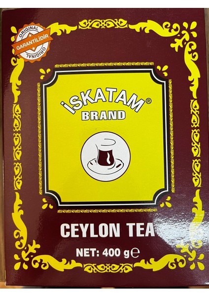 Iskatam Kutu Barut Kaçak Seylan İthal Çay 400 Gr