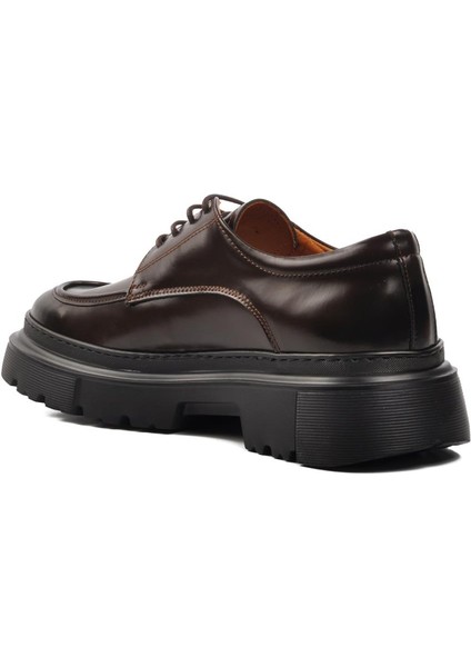 Premium 1308 Kahve Açma Deri Erkek Klasik Ayakkabı Geniş Kalıp fırsatları