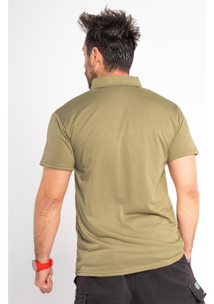 Aşırı Terleme Önleyici Polo Yaka Erkek Tişört, Islaklık Sızdırmaz, Çift Katmanlı modelleri
