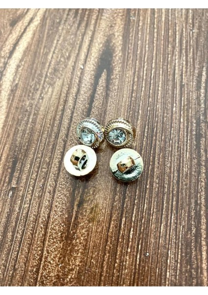 11,5 mm Gold Taşlı Düğme (15 Adet) fiyatları