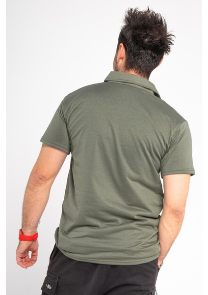 Aşırı Terleme Önleyici Polo Yaka Erkek Tişört, Islaklık Sızdırmaz, Çift Katmanlı modelleri