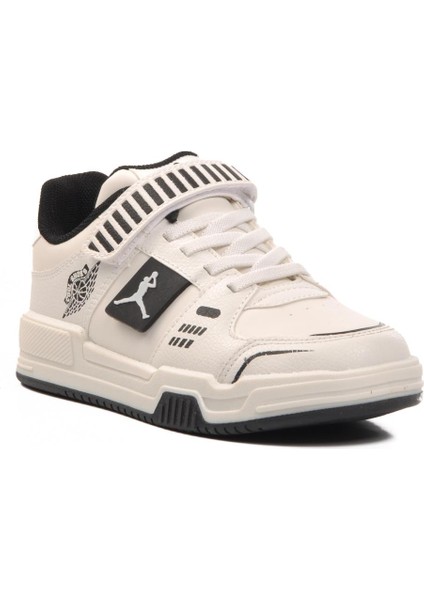 King Kısa-F Beyaz Çocuk Spor Ayakkabı