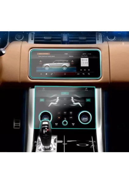 Range Rover Evoque 2019 2022 Navigasyon ve Bilgi Ekran Nano Koruyucu